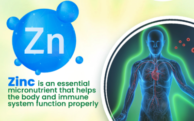 Zinc, a micronutrient found throughout the body helps the immune and metabolic systems