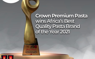 It’s an honor to accept the ABC award for the Best Quality Pasta Brand in Africa.